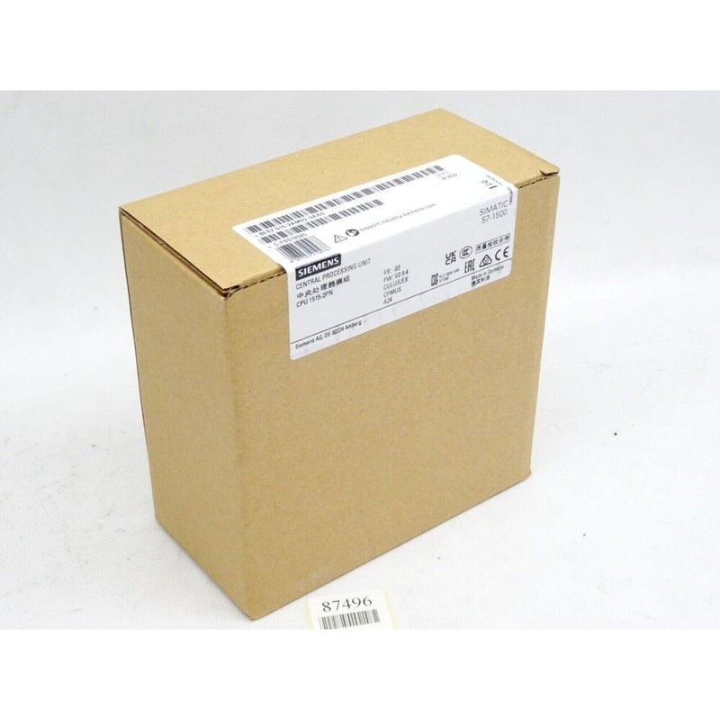 New Siemens 6es7515-2am02-0ab0 Simatic S7-1500 Cpu 1515-2 Pn 6es7 515-2am02-0ab0