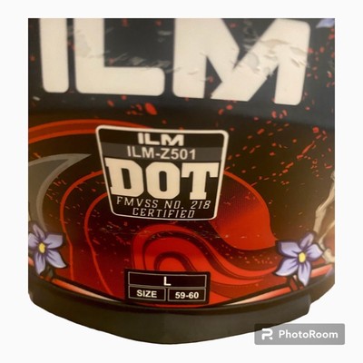 ILM-Z501   ILM Armor Red Full Face Motorcycle Helmets
