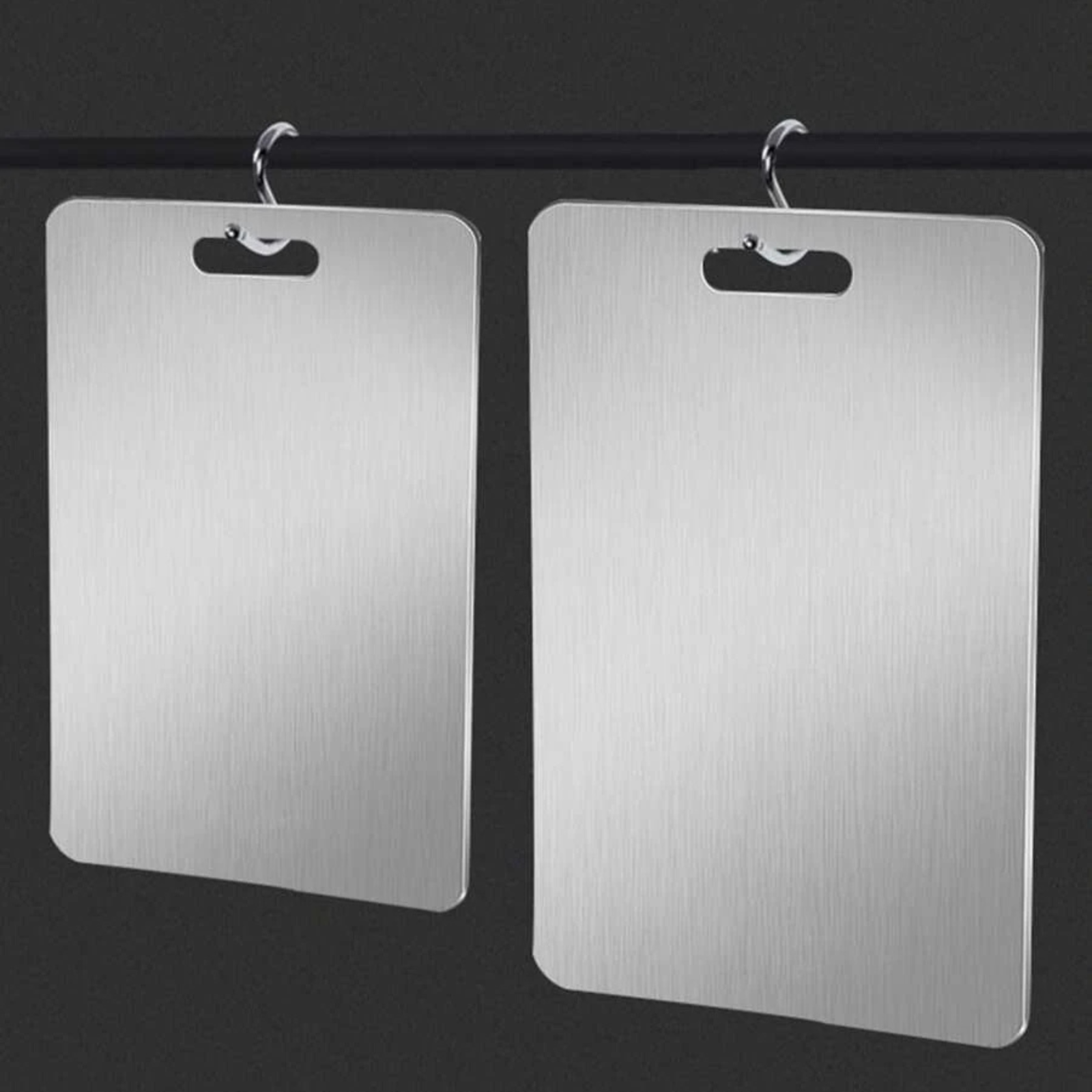 Stainless Steel Cutting Board Silver Chopping Block Kitchen Food Grade Board