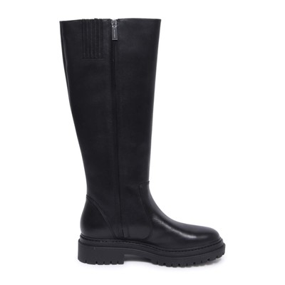 Pre-owned Michael Kors 3411au Stivale Donna  Regan Boot Woman In Nero