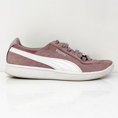 

Puma Womens Vikky 370204 01 Purple Повседневная обувь Кроссовки Размер 6.5, Фиолетовый, Vikky