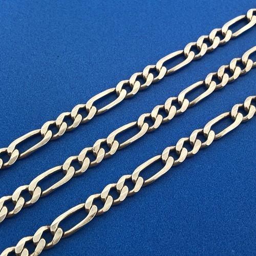 Italian Designer Ever Lasting 925 Sterling Silver Figaro