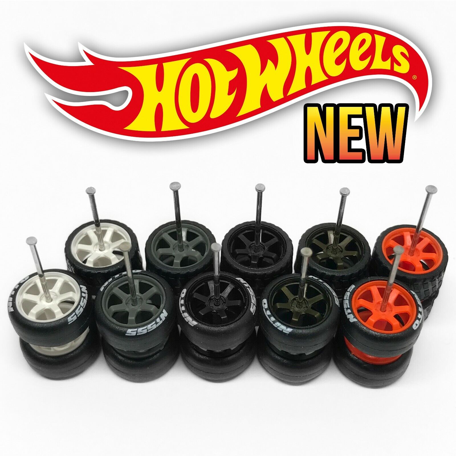 1/64 Scale RAYS VOLK TE37 R 6 Spoke Real Rider Wheels Rims 1/64 Scale RAYS VOLK TE37 R 6 Spoke Real Rider Wheels Rims