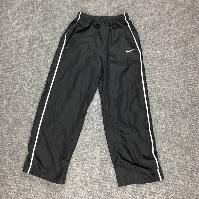 Nike Youth Athletic Pants - XL - Black W/White Stripes