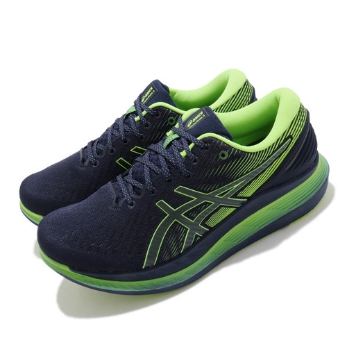 Asics GlideRide 2 Lite-Show French Blue Hazard Green Men Running 1011B166-400