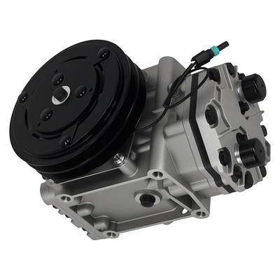 A/C Compressor w/Clutch For Freightliner Peterbilt York Style ER210L 12V R134a
