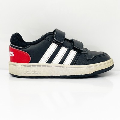 

Adidas Boys Hoops 2.0 FY9444 Черная повседневная обувь Кроссовки Размер 9K, Черный, Hoops 2.0
