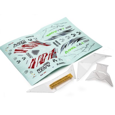 Body Panel Set (Clear) RBX10, AXI230032 Small