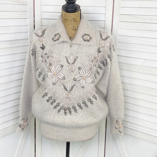 Supreme Printed Floral Angora Sweater (SS19) - $158