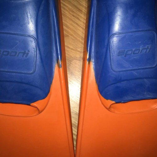 SPORTI Boy/Girl (11-1) Blue & Orange Swim Fins