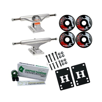 INDEPENDENT 139 Skateboard Trucks, Wheels, ABEC 7 Beari