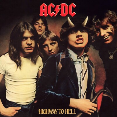 '' AC/DC Highway to Hell '' album cover poster