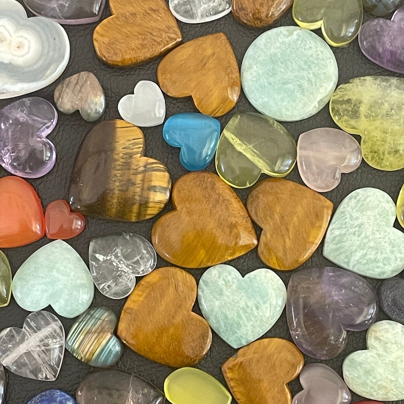 Natural Agate Loose Wire Wrap Gemstone For Pendant Supply Heart Cabochon