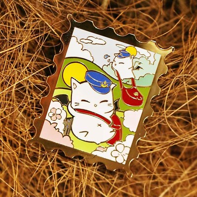 Final Fantasy XIV FF14 Moogle Metal Badge MOGLI Pin Brooch Collection