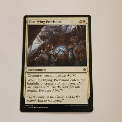 Magic the Gathering MTG Fortifying Provisions 013/269 Throne Of Eldraine Card