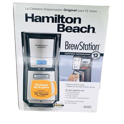 Hamilton Beach Brew Station 12 Cup Coffee Maker Dispensing Model 48465 Brand New