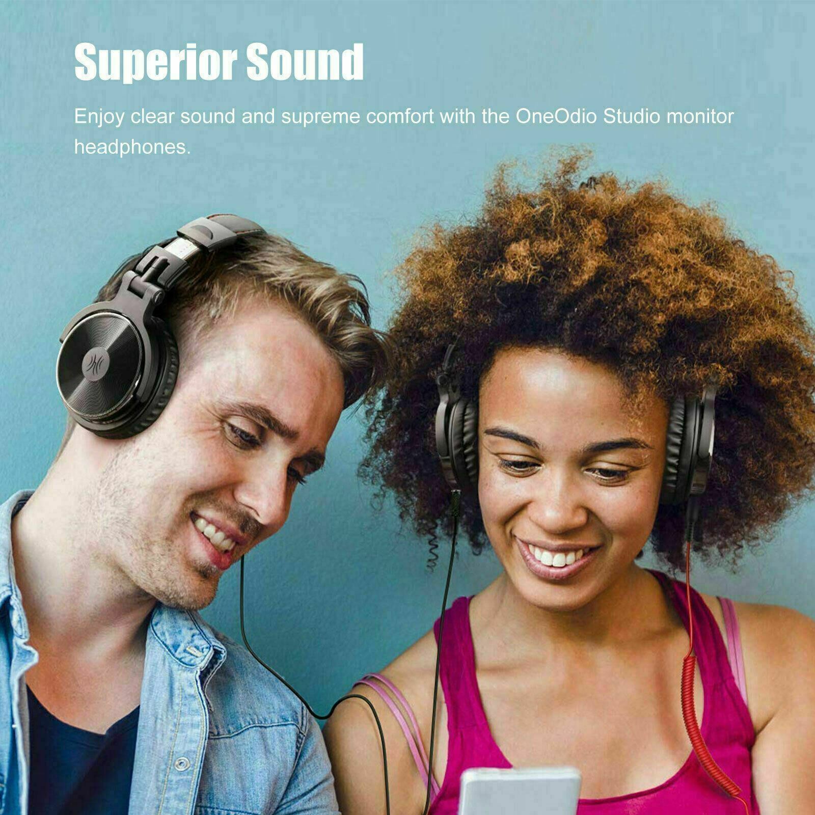 OneOdio Headphones Professional Studio Dynamic Stereo Wired Over Ear Headphones