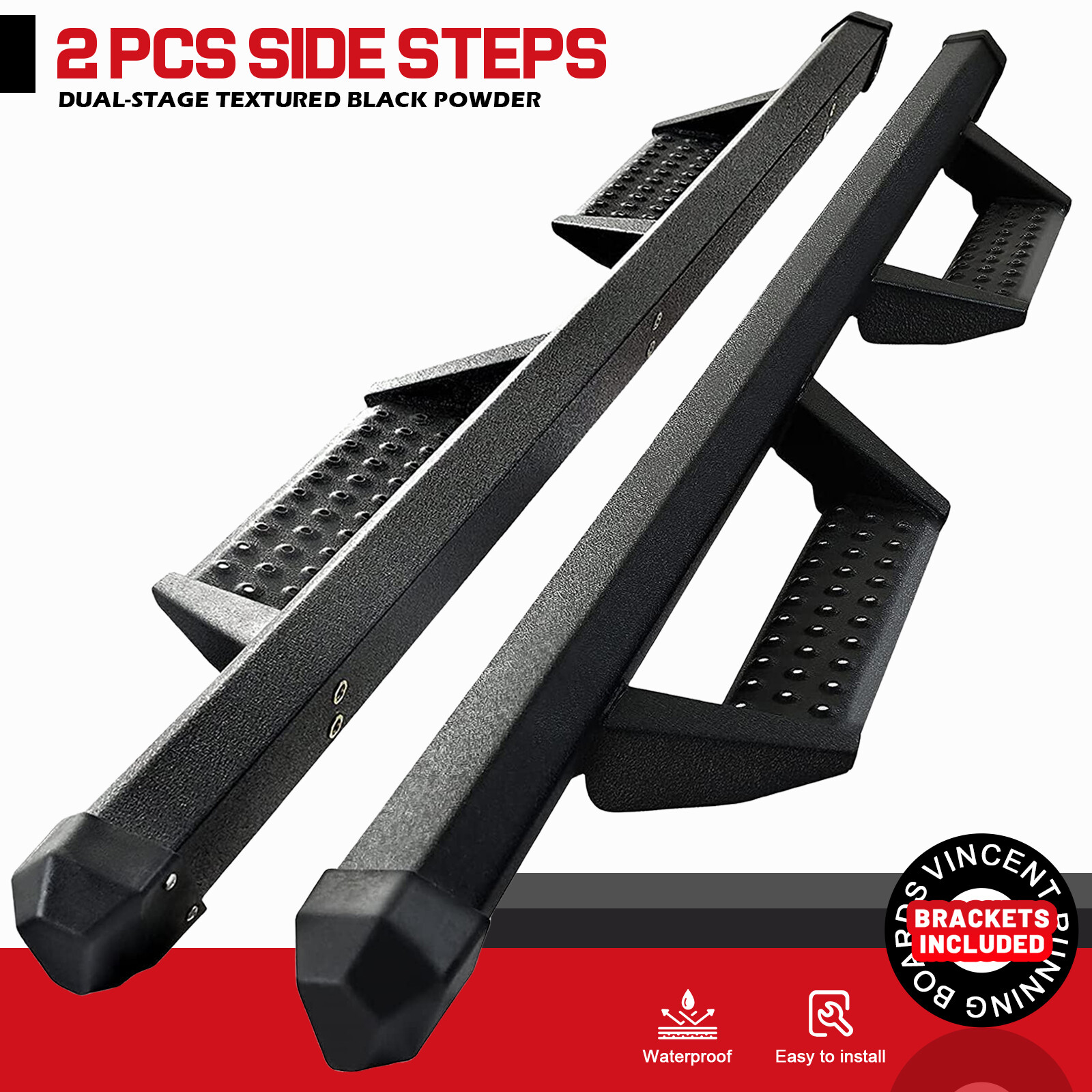 2005-2025 Nissan Frontier Crew Cab, DS-Series Nerf Steps [WB14DJI5B