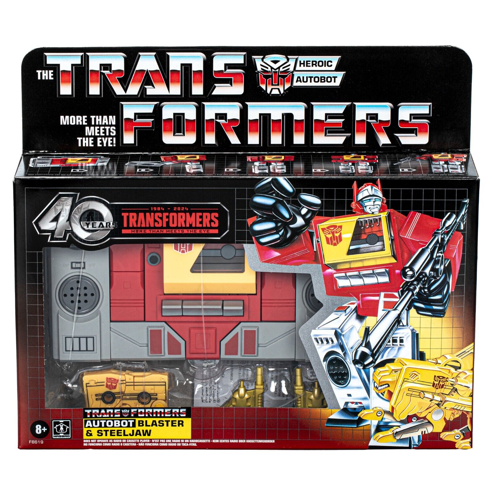 Transformer Retro Collection G1 Autobot Blaster Steeljaw Transformer Retro Collection G1 Autobot Blaster Steeljaw