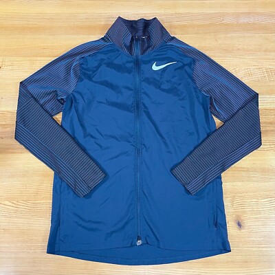 Nike Dri-Fit Element Future Fast Hybrid Running Top Jacket Shirt S CU5397-458