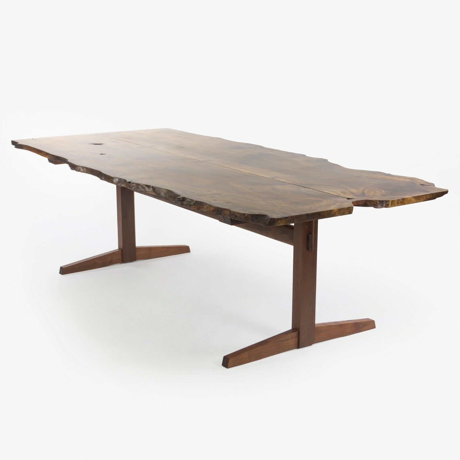Mira Nakashima 96 x 46 in Trestle Dining Table in Myrtle