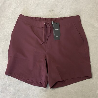 NWT Ten Thousand Mens XXL Stretch 7  Maroon Foundation Board Shorts No Liner
