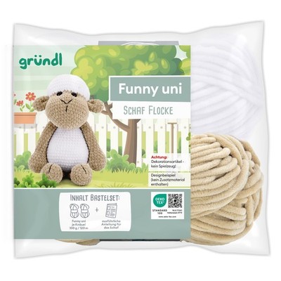 gründl Funny uni Amigurumi Kuscheltier Häkelset versch. Tiere zur Auswahl, Neu