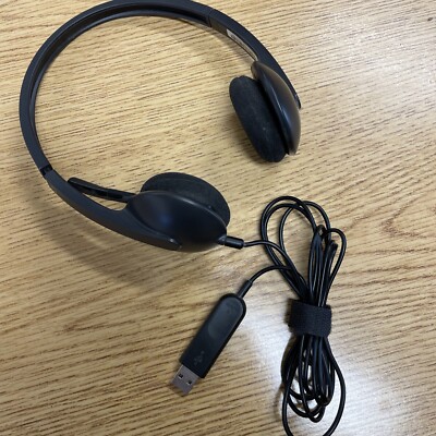 Logitech H340 Corded Black Headset