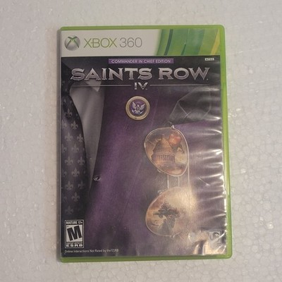 XBOX 360 SAINTS ROW IV COMMANDER IN CHEIF EDITION WITH MANUAL