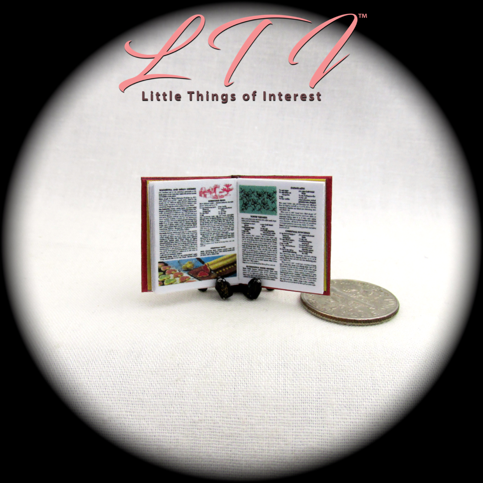 BETTY CROCKER'S CHRISTMAS Cooky Cookbook Miniature 1:12 Scale Book