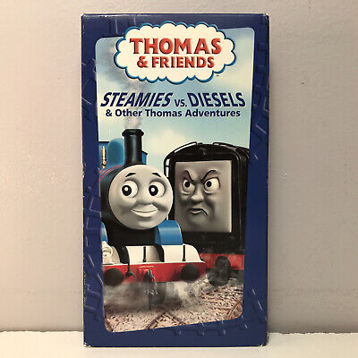 Thomas the Tank Engine & Friends Steamies vs Diesels VHS Video Tape Train RARE!