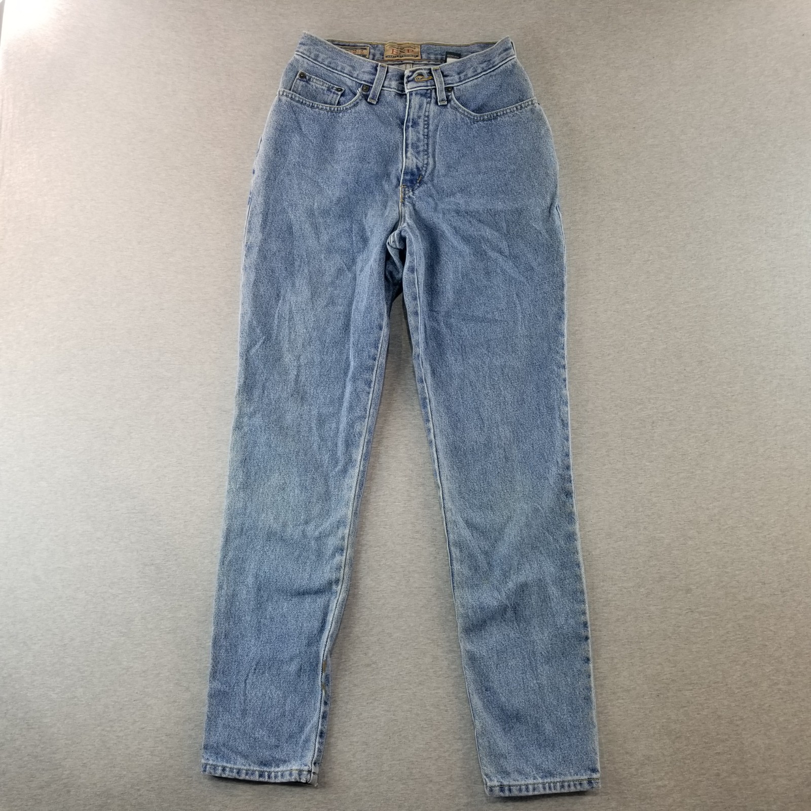 EXP Jeans by Express Women's Sz 7/8 Med Wash 100% Cotton Normcore Durable Cute