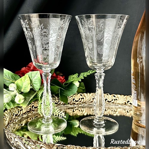 アメリカヴィンテージ Fostoria Glass クリーマー&シュガー 最安値で LARGE Cubist Set Sugar Open and Creamer Glass Clear