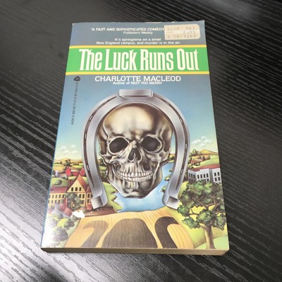 The Luck Runs Out by Charlotte MacLeod (Trade Paperback) Avon 1981