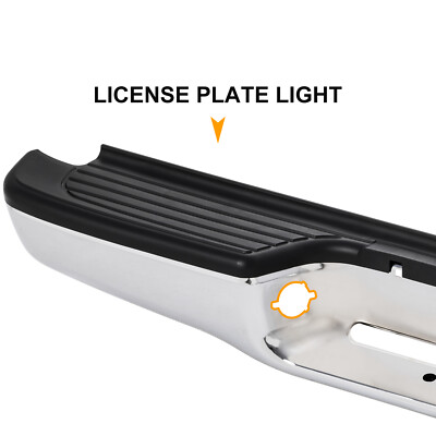 FIT FOR 1995-2004 TOYOTA TACOMA CHROME COMPLETE REAR STEP BUMPER REPLACEMENT