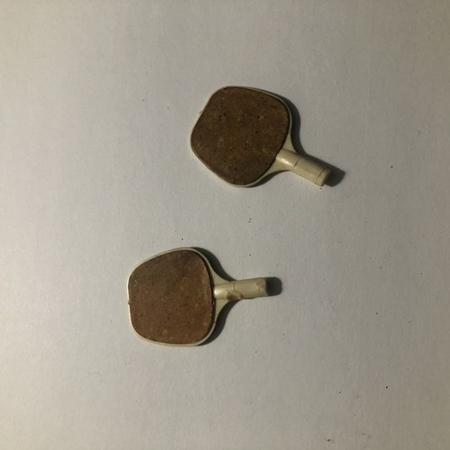 Pair of 1960s Vintage Barbie Doll Ping Pong Table Tennis “Pickleball” Paddles