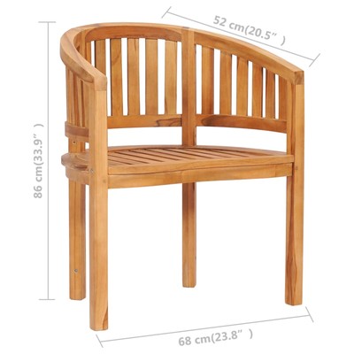 Gecheer Banana Patio Chair, Patio Dining Chairs Bistro Furniture for Y7J3