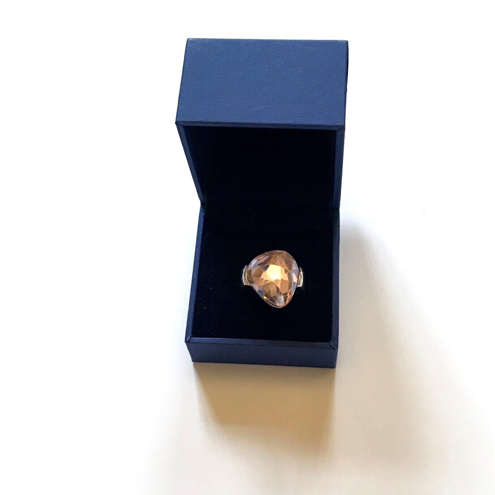 Swarovski Helios Ring Womens 58 8 Silver Pink Stone RLIN MOL Swarovski Helios Ring Womens 58 8 Silver Pink Stone RLIN MOL