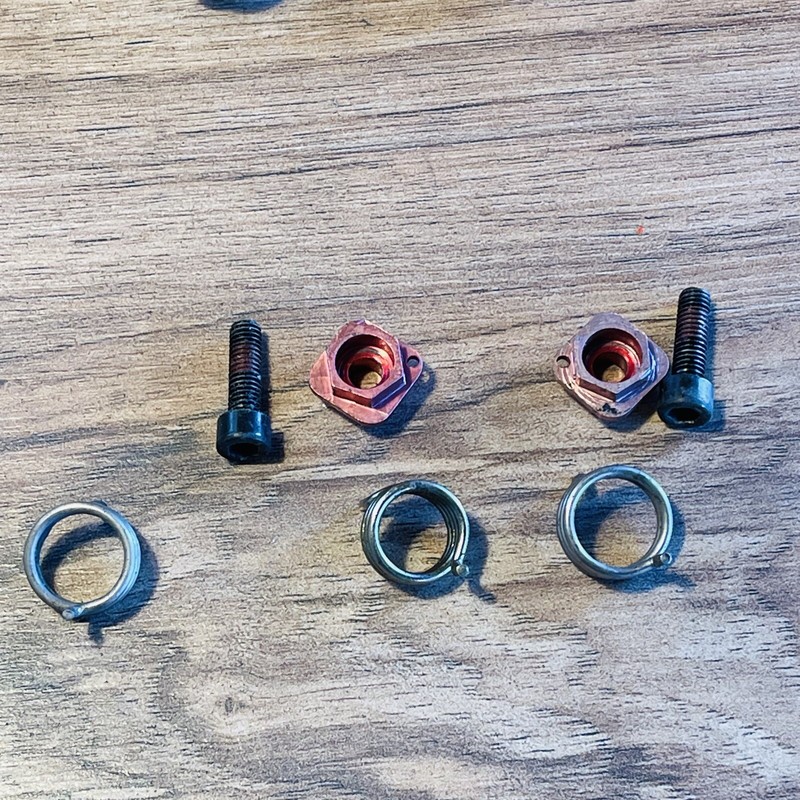 90s-era Curve C3 Cantilever MTB Brakes Silver CNC