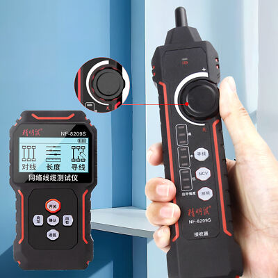 NF-8209S 3.7V Network Cable Tester Multi-function POE Wire Checker LCD Display