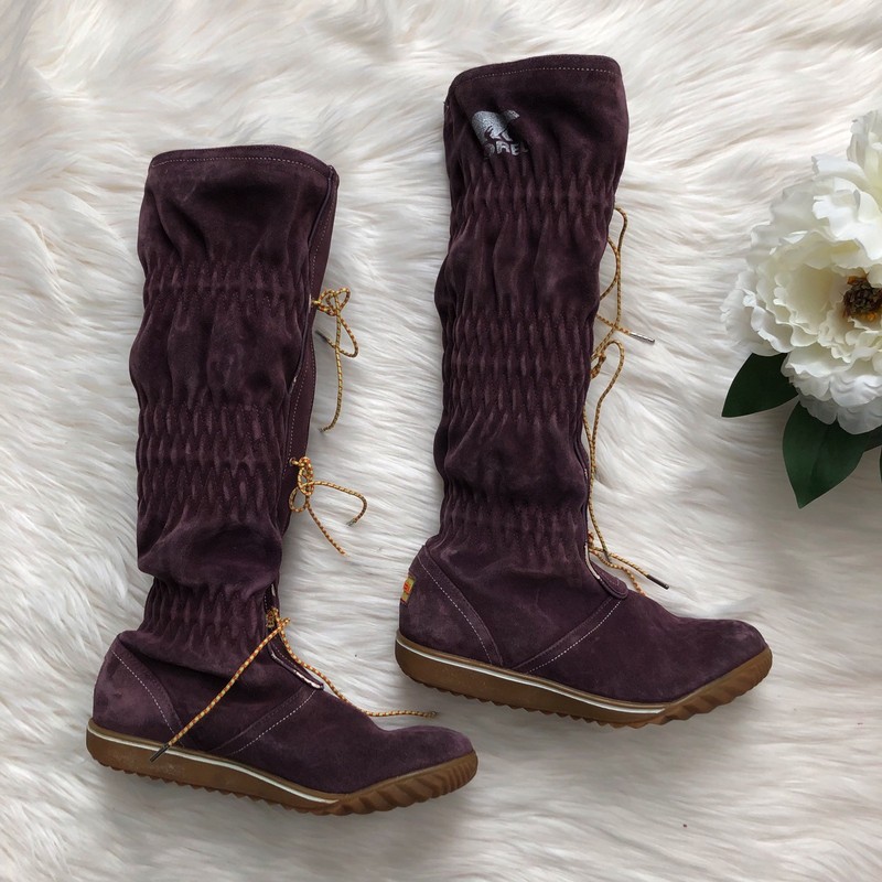 suede moccasin boots