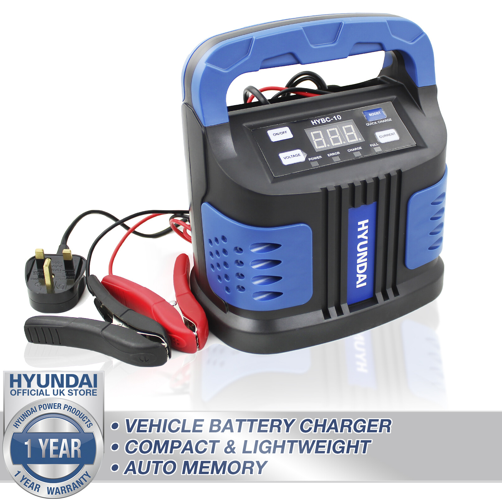 hyundai car battery charger booster 6v 12v 230v fast 5 min charge boost van ebay