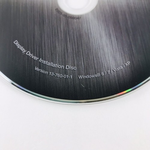 EVGA Display Driver Installation Disc Version 13-760-01-1 Video Card Driver