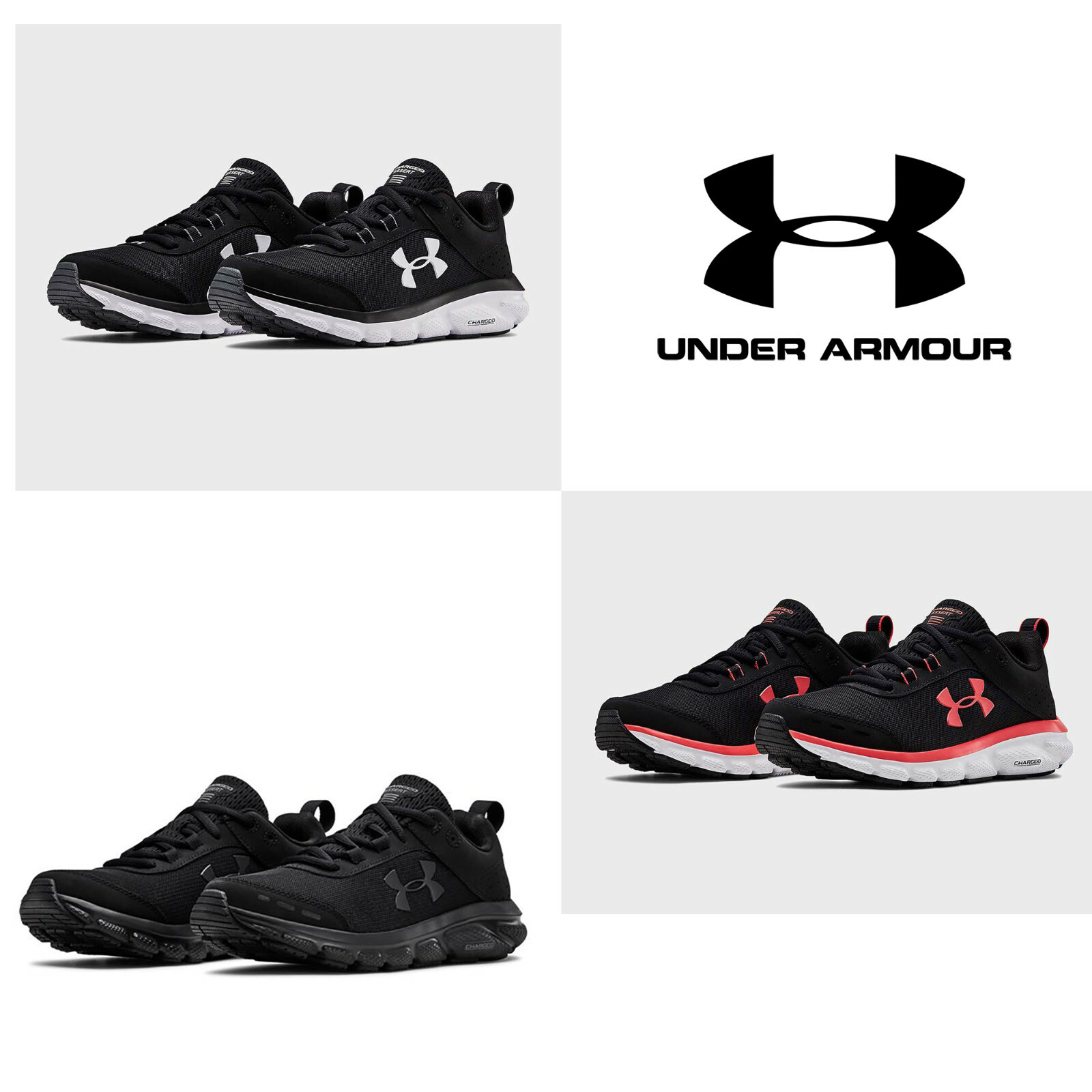 

Женские кроссовки Under Armour CHARGED ASSERT 8, нейтральные кроссовки, НОВЫЕ, Under Armour Charged Assert 8