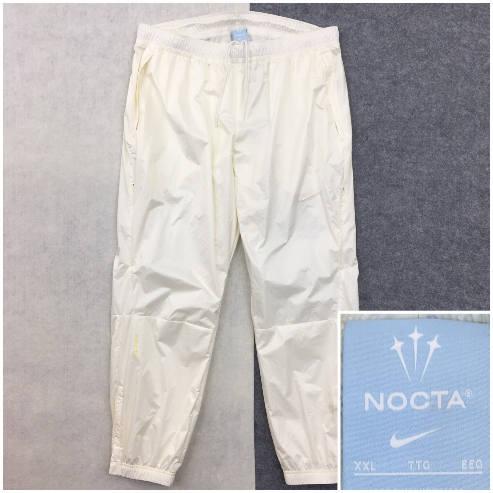 NIKE - NIKE NOCTA Drake golf pants ゴルフパンツ　Sサイズ Nike x Drake NOCTA Golf Woven Pants White XL SOLD OUT & IN