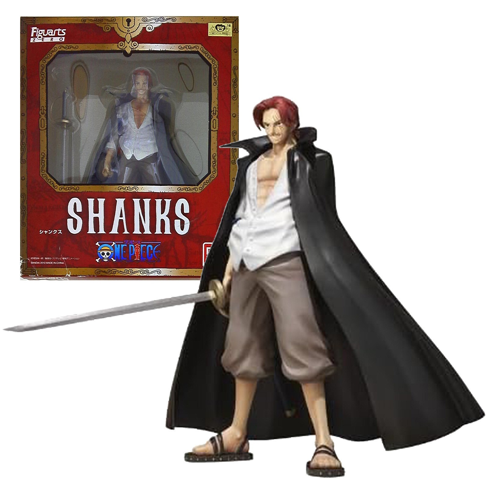 BANDAI Figuarts ZERO ONE PIECE Red Haired SHANKS Action