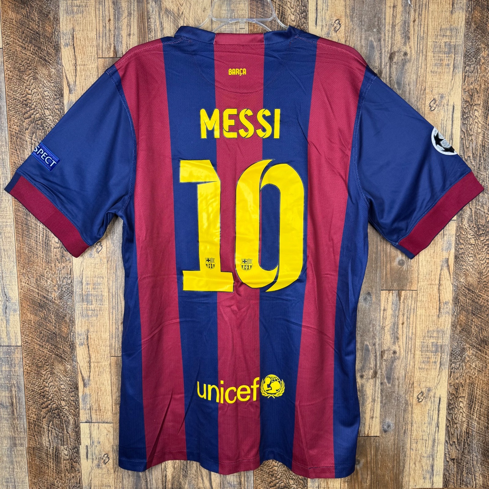 FC Barcelona 2014-15 Home Soccer Jersey MESSI #10 Nike Men's