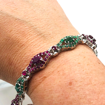 Genuine sapphire shop bracelet