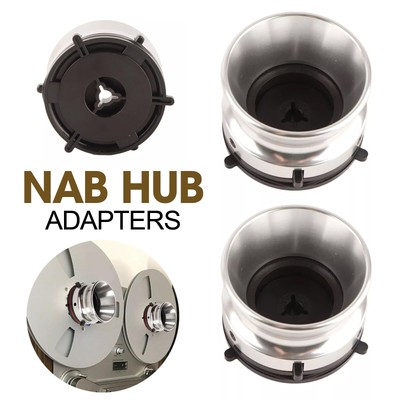 1 Pair NAB Adapters Hub Professional Polished Aluminum Alloy 10 Inch Opener
