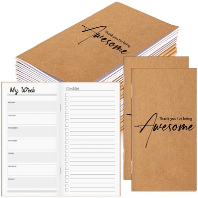 50 Pcs Undated Weekly Planners Bulk Inspirational to Do List Weekly Goals Not...